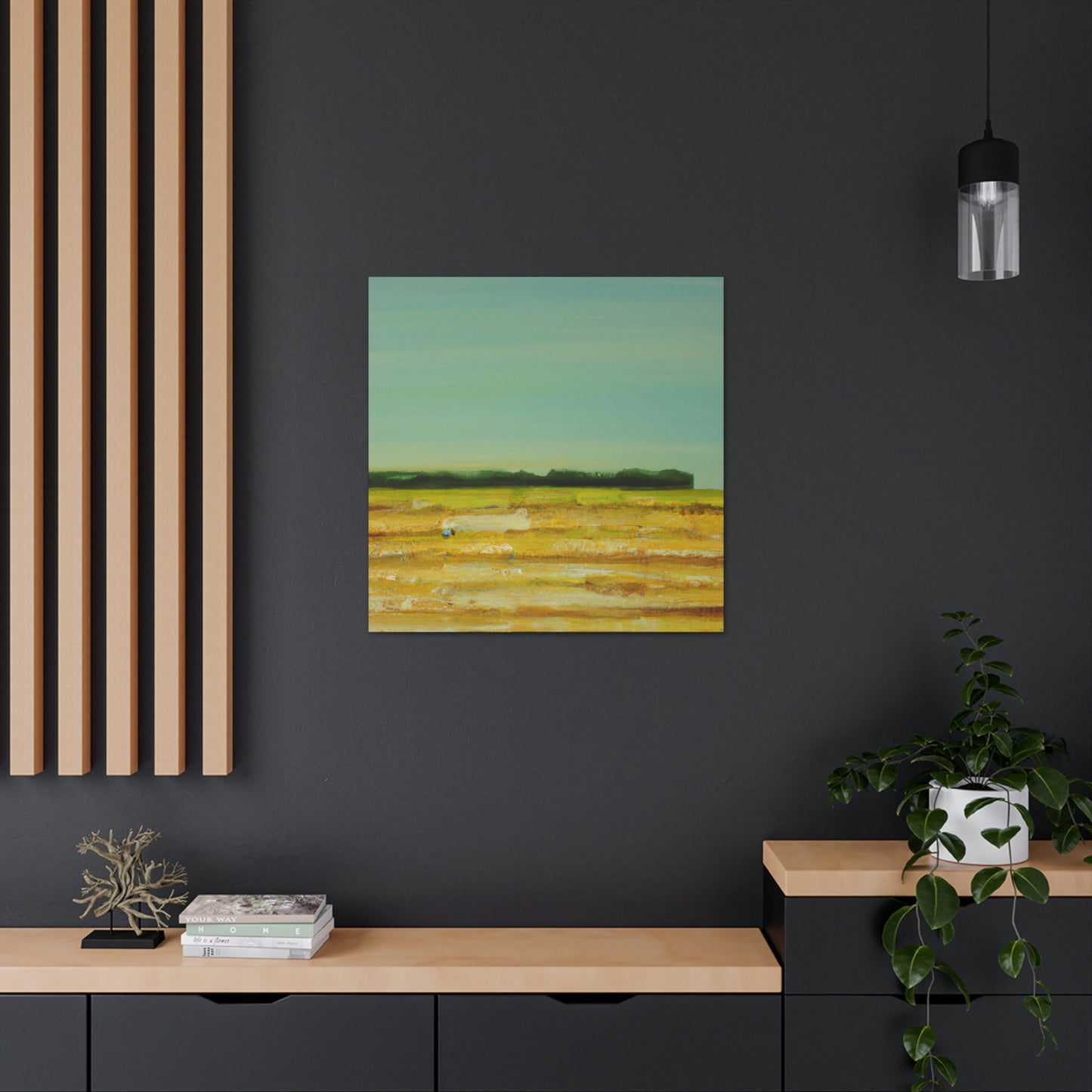 "Corn Field Minimalism" - Canvas