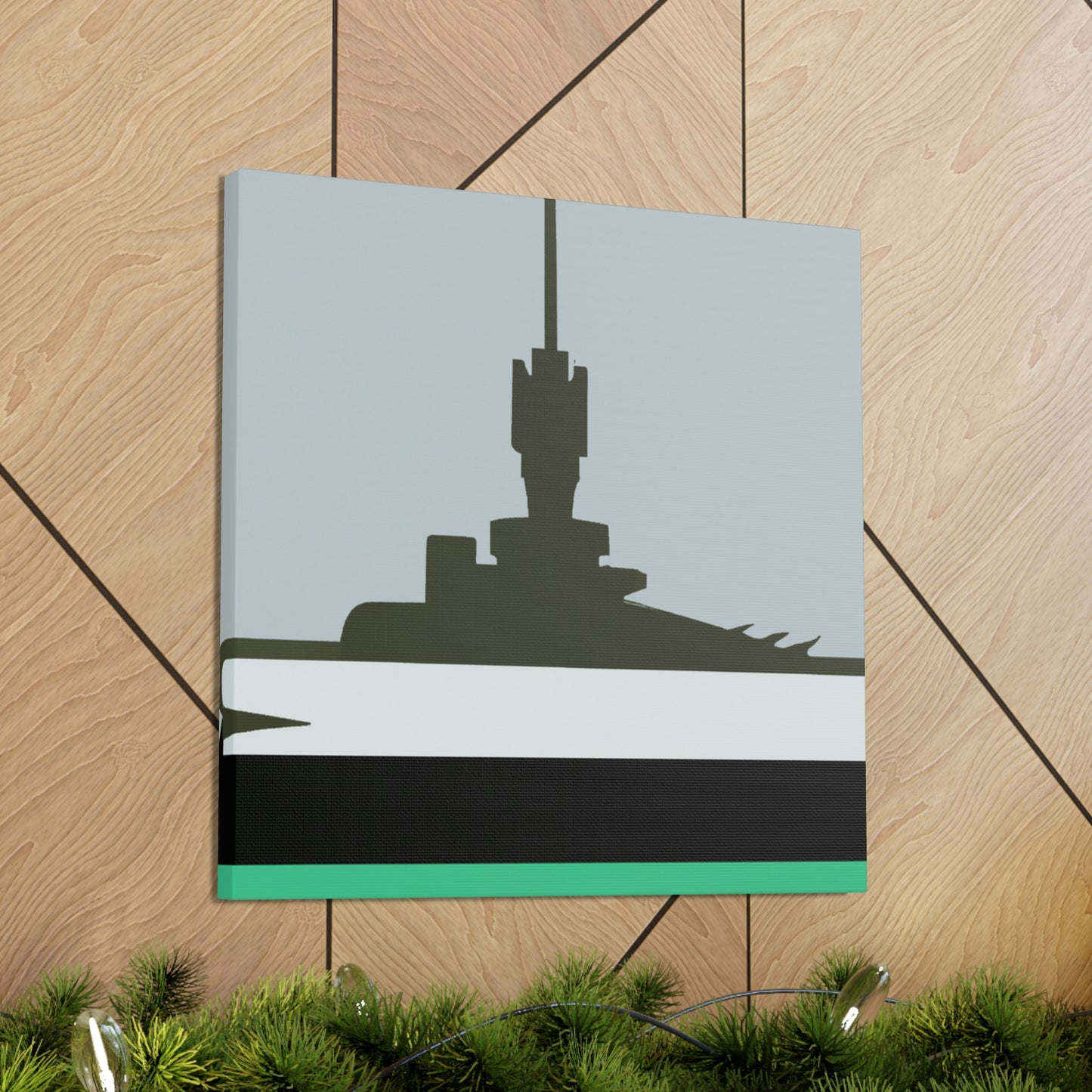 "Battleship Minimalism" - Canvas