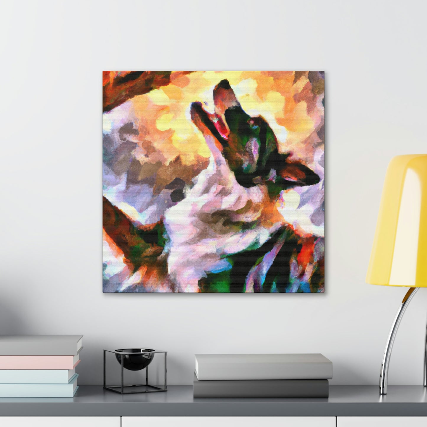 Border Collie Elegance - Canvas