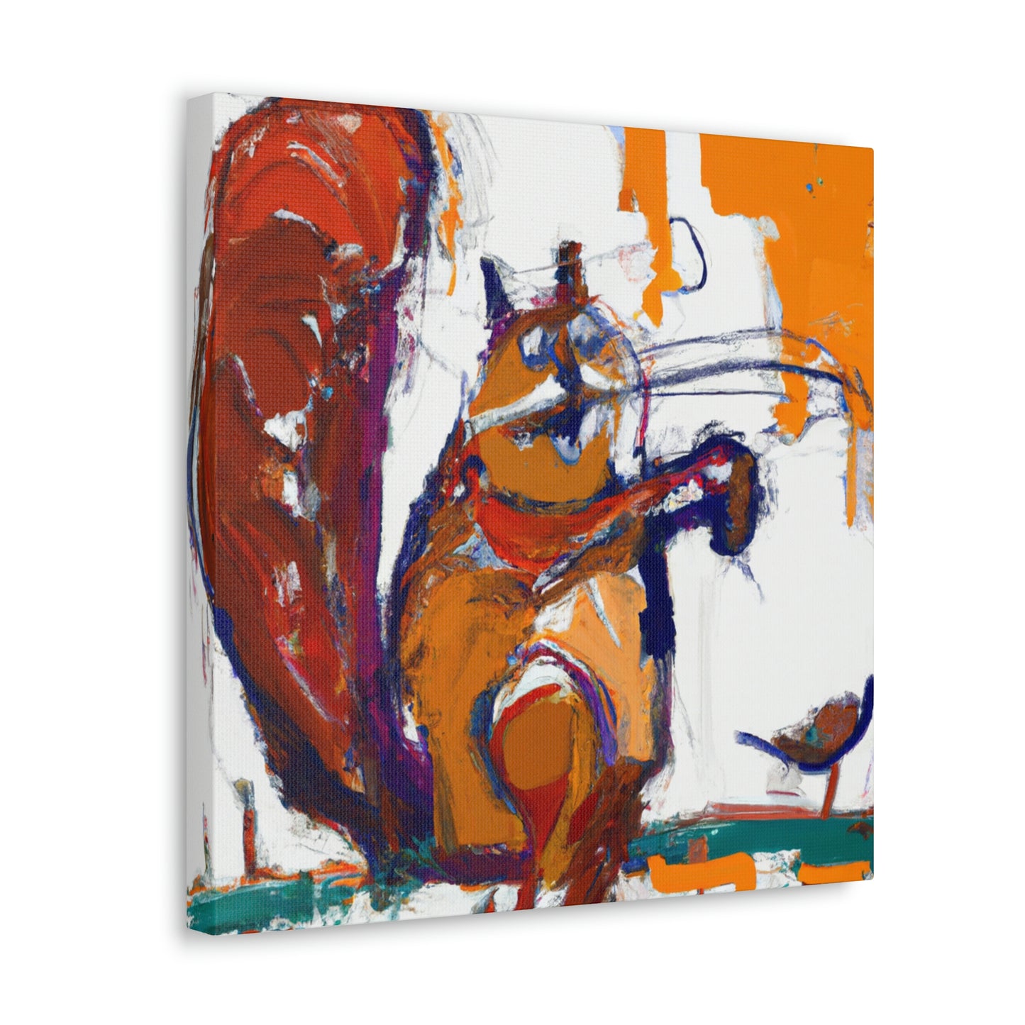 Squirrel Among Expressionism - Canvas