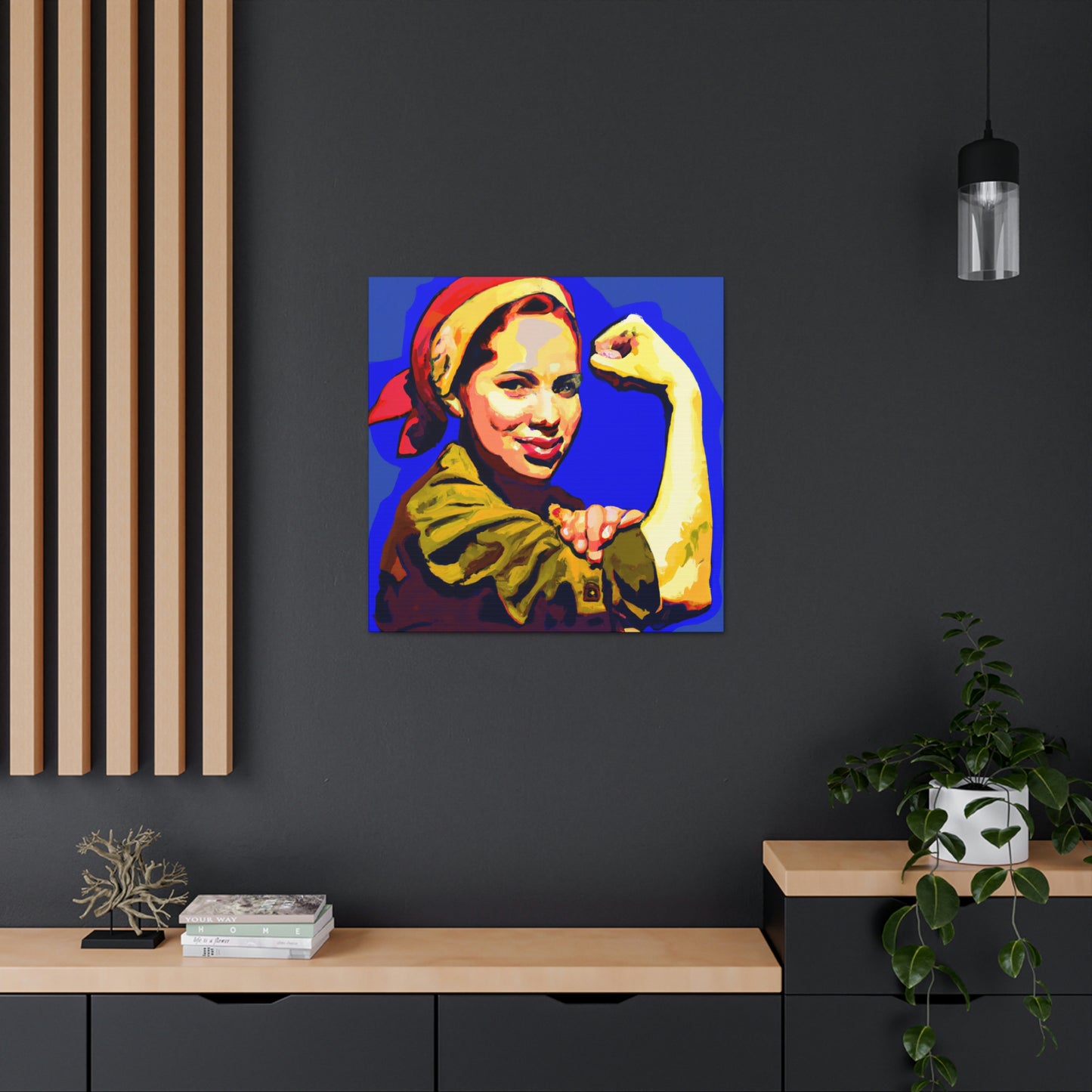 "Rosie the Revolutionary Woman" - Canvas