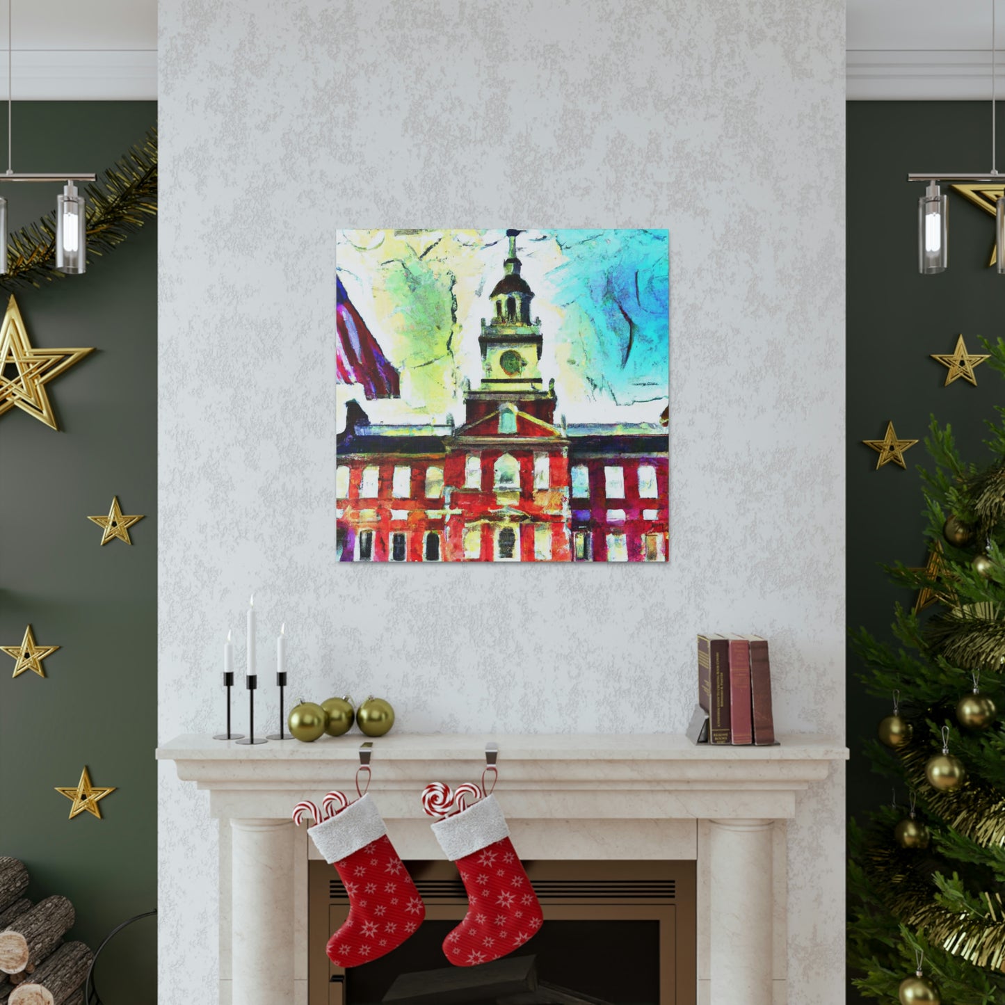 Independence Hall Reflected - Canvas