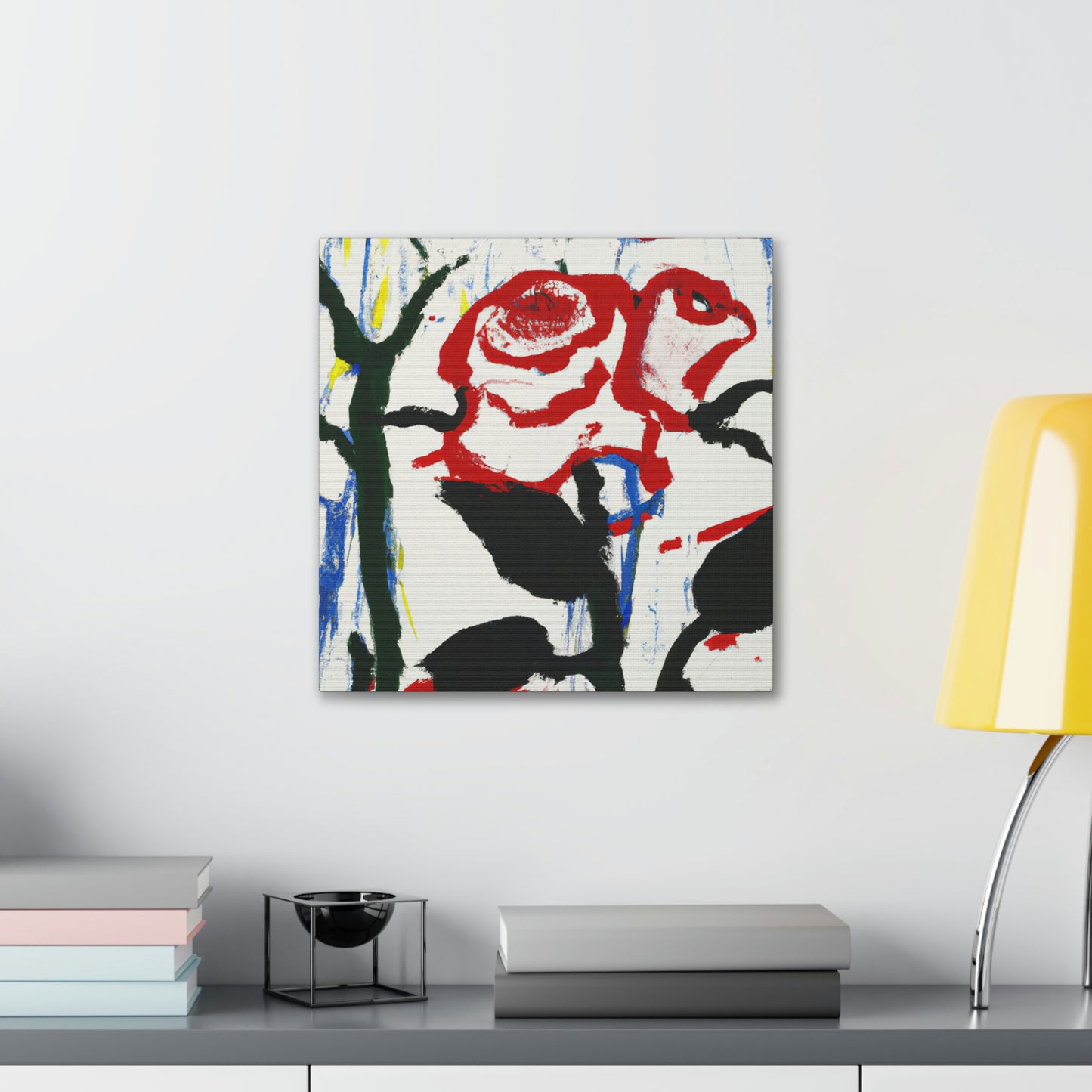 "Rose in Expressionism" - Canvas