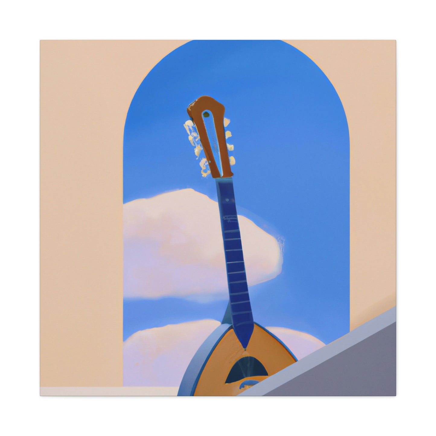 Mandolin of Minimalism - Canvas