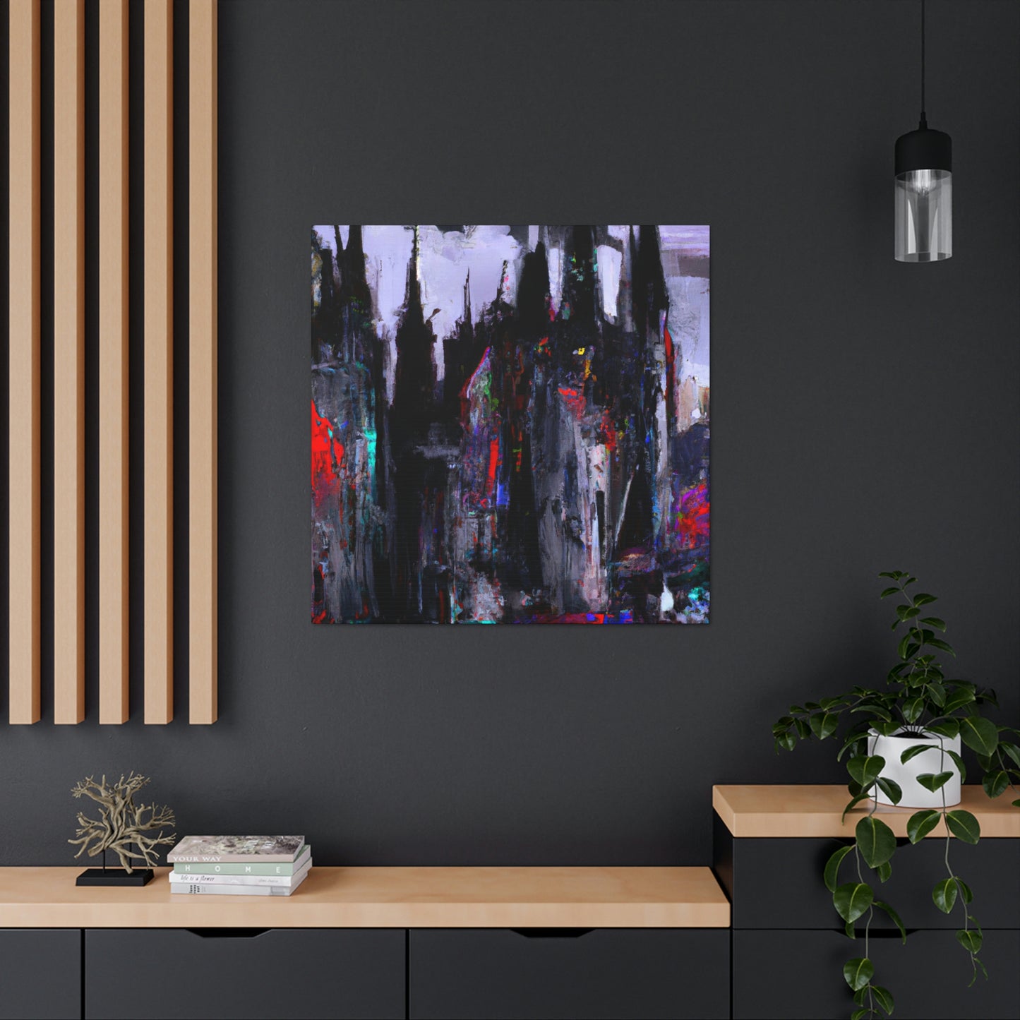 "Gothic Abstract Expressionism" - Canvas