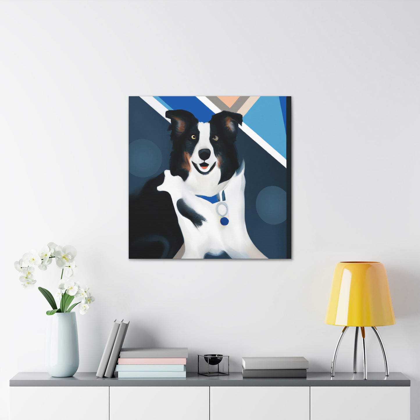 Border Collie Brilliance - Canvas