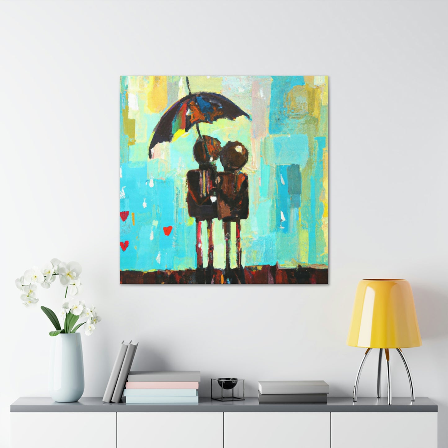 Love in the Rain - Canvas