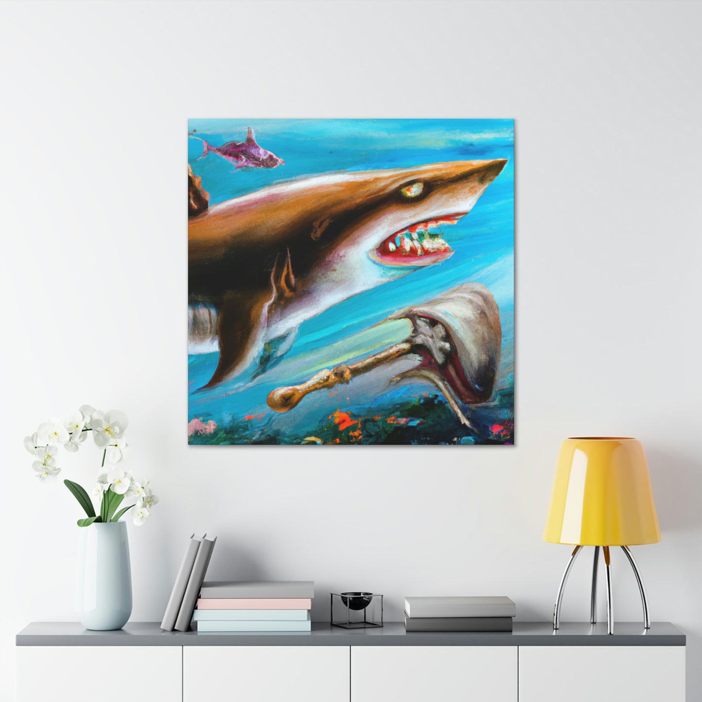 Shark Surrealism Dream - Canvas