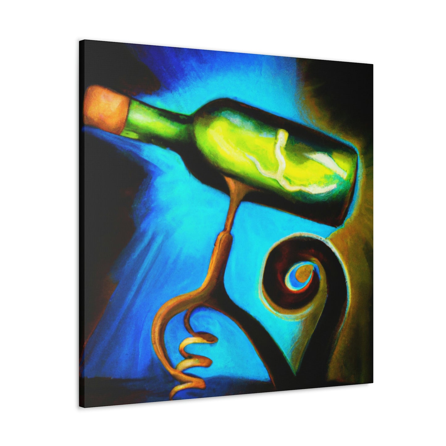 Corkscrew Boils Simmering - Canvas