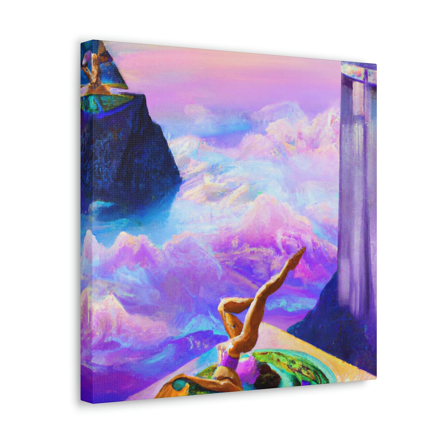 Yoga in Surrealism - Canvas