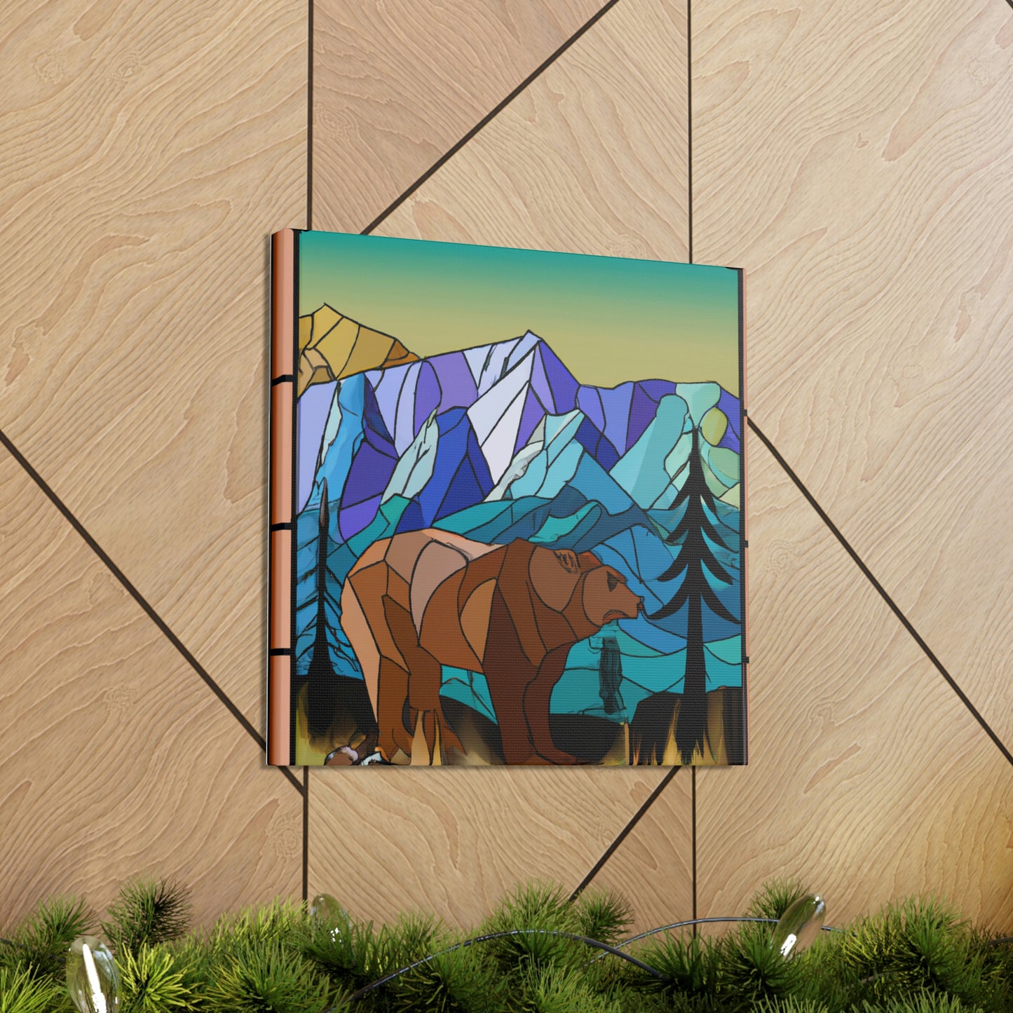 Bear of Gleaming Gold - Canvas