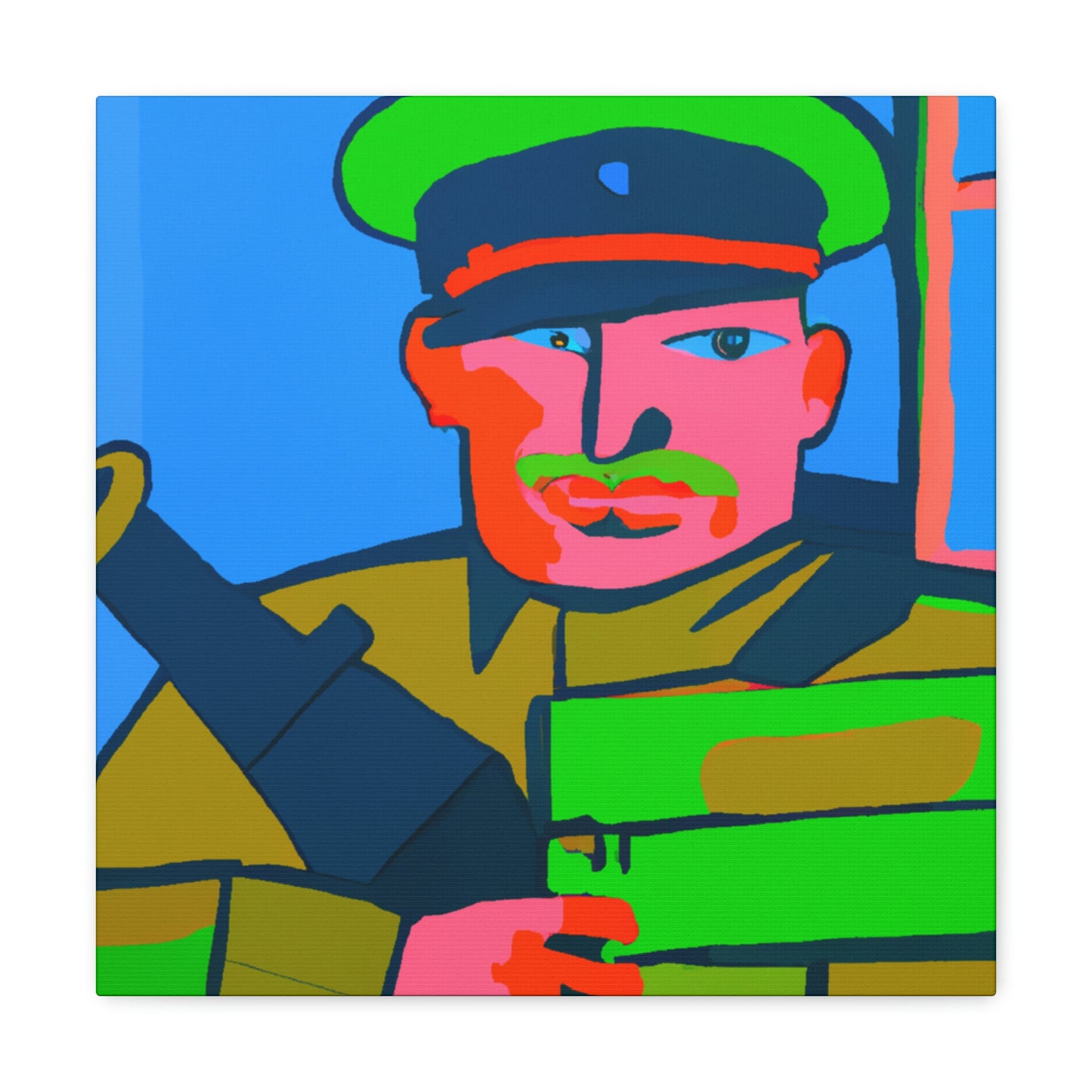 Gunner in Fauvism - Canvas