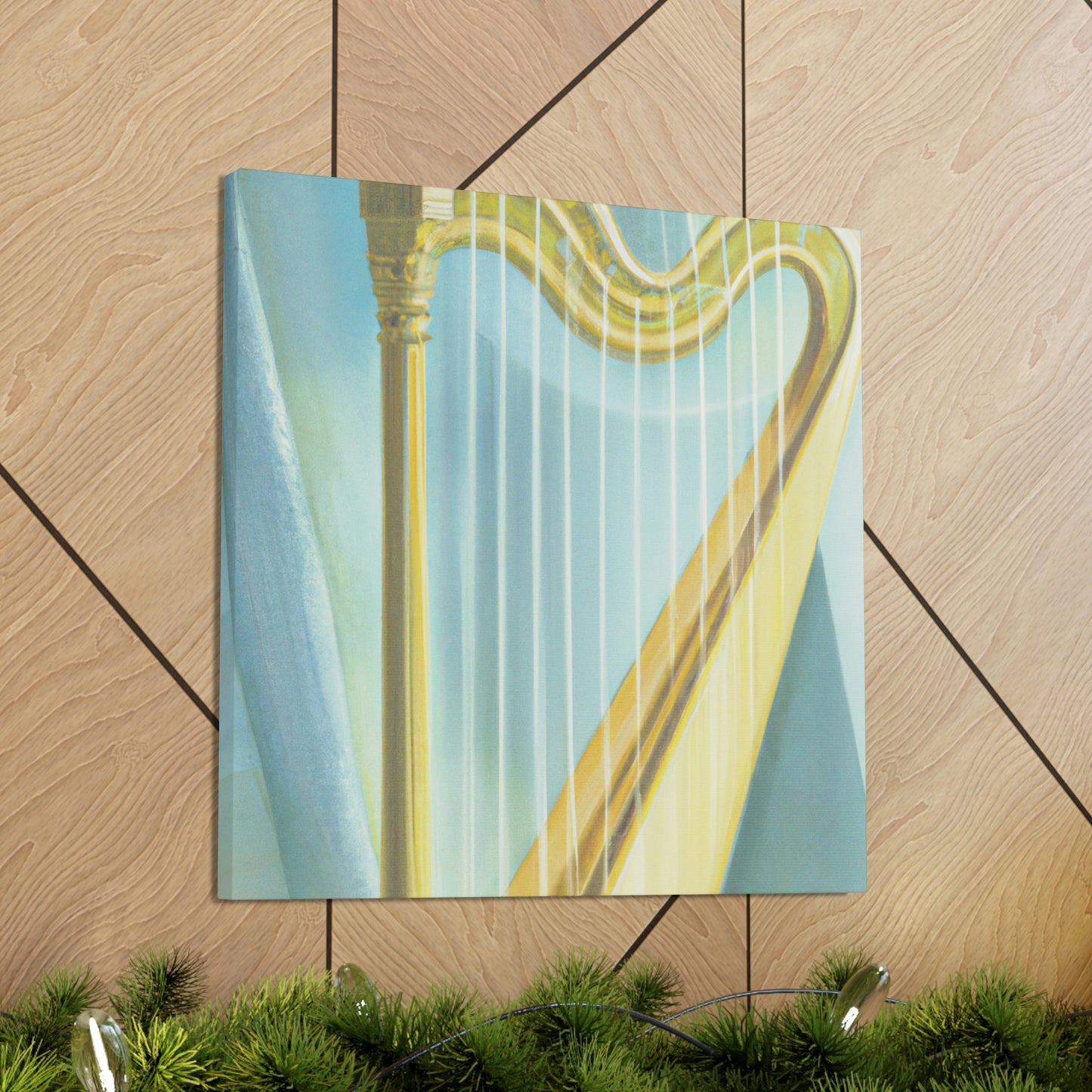 "Harp in Art Deco" - Canvas