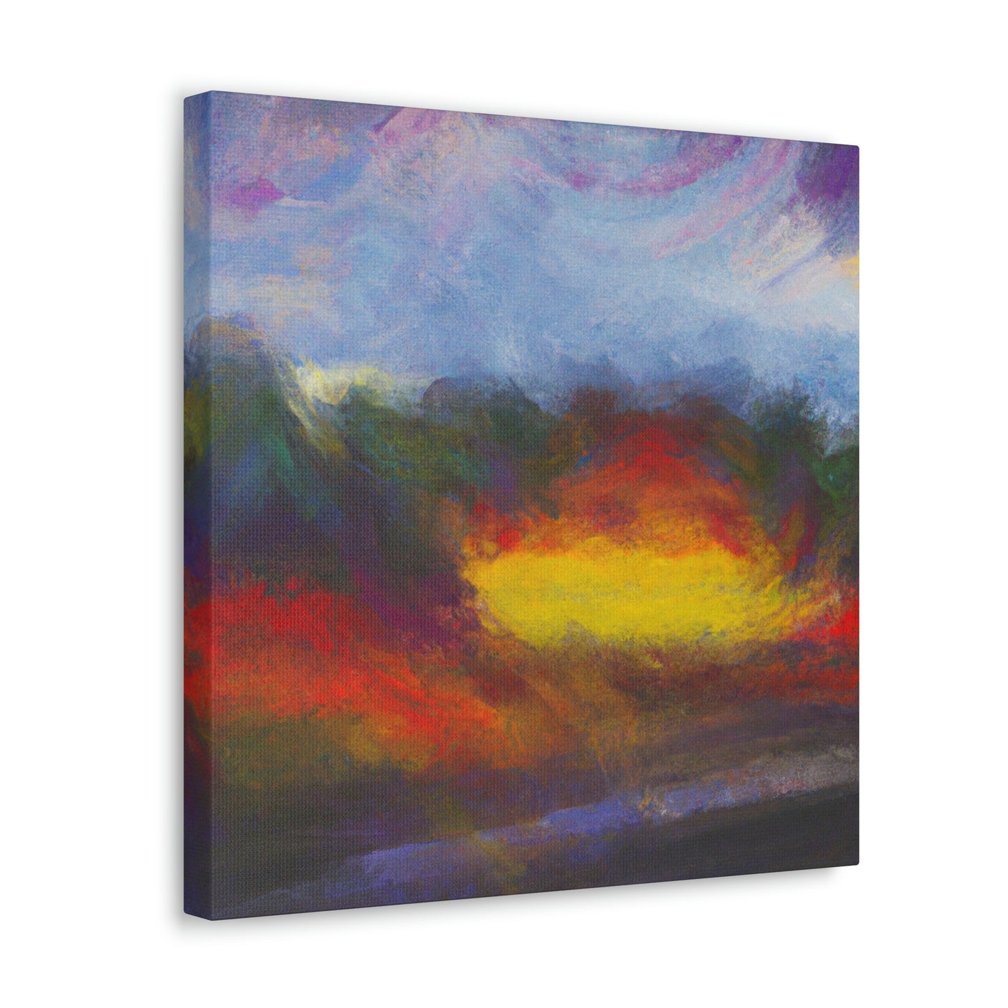 Dawn of Floral Beauty - Canvas