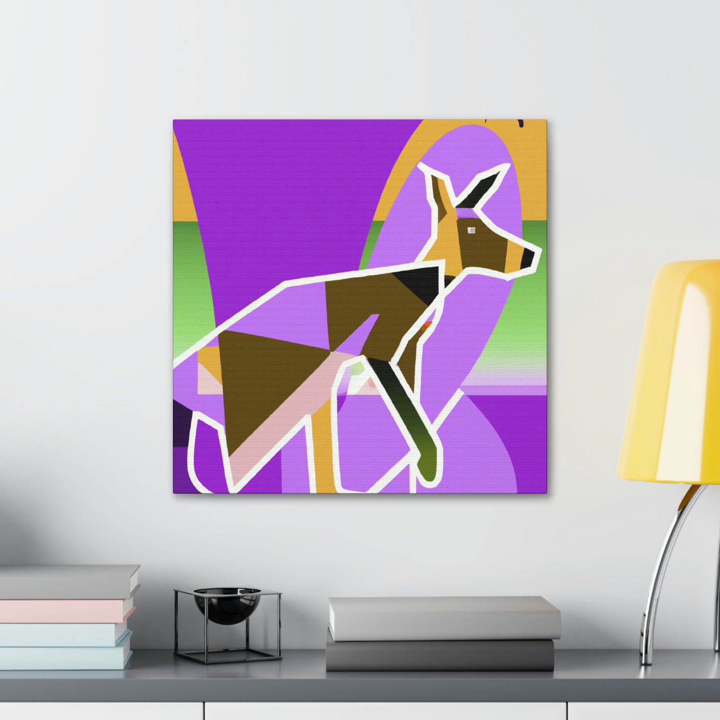 "Wallaby's Whimsical Jazz" - Canvas