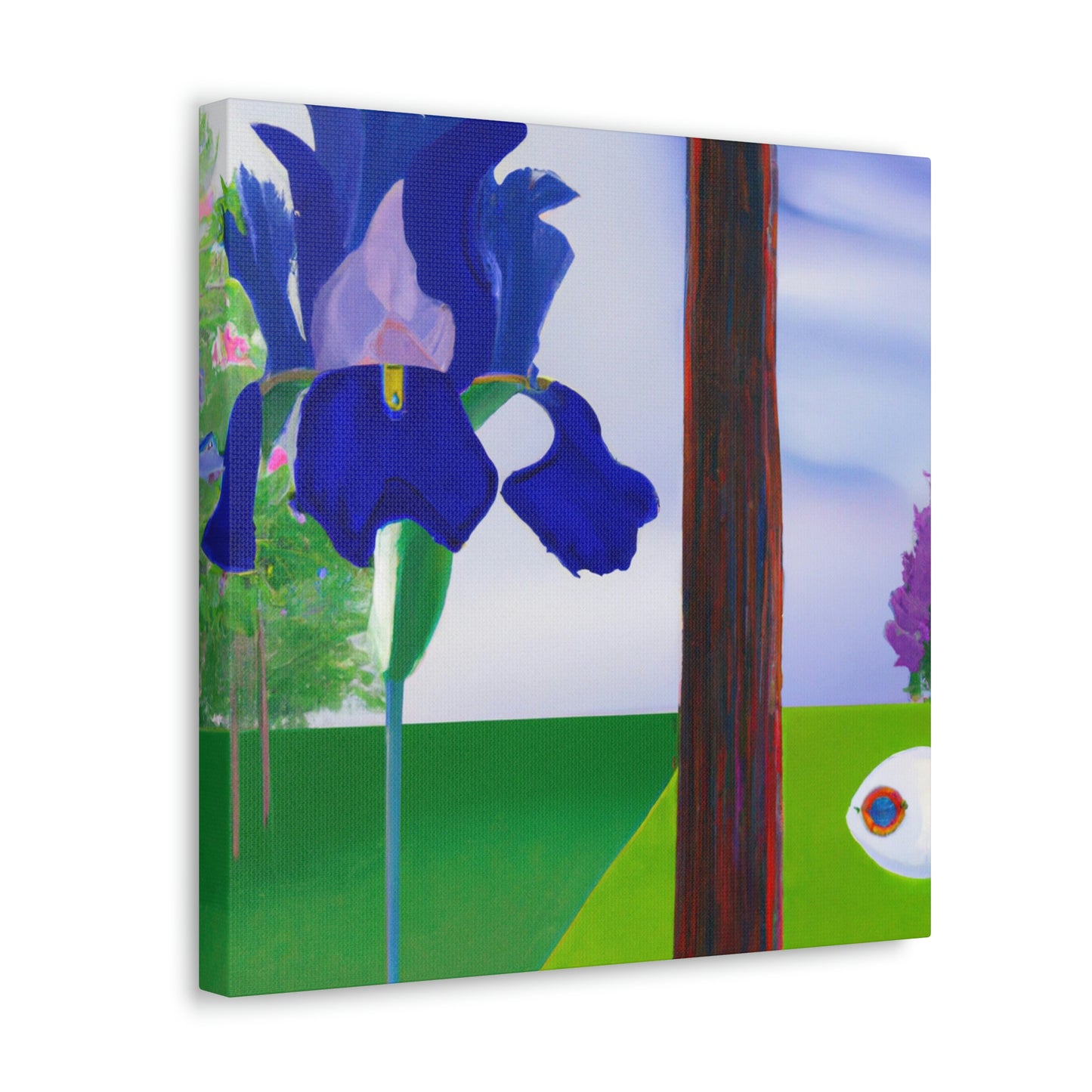 Iris in Abstraction - Canvas