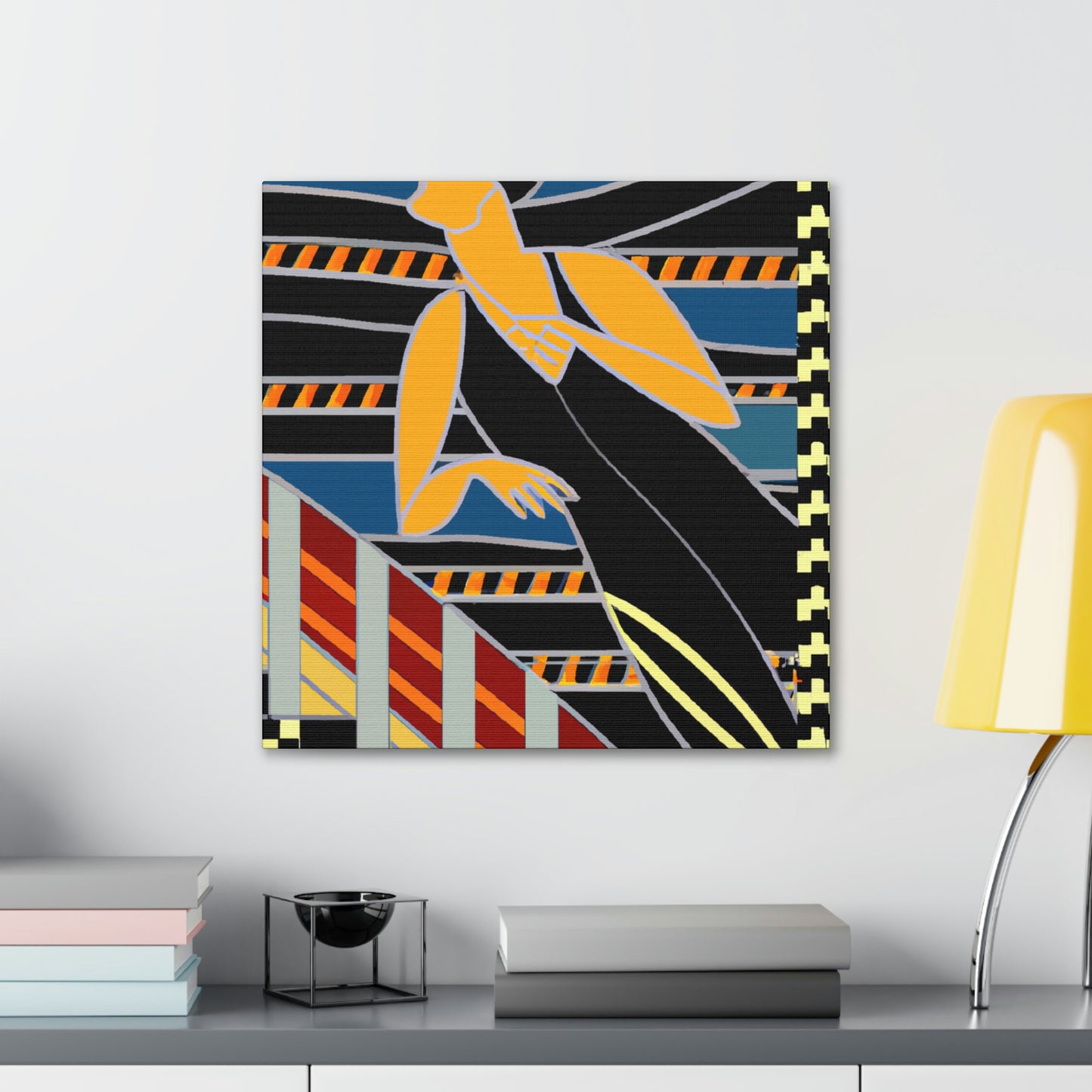 "Ocean of Art Deco" - Canvas