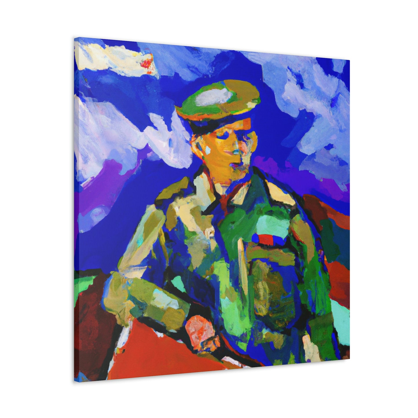 "Forward Observer Fauvism" - Canvas