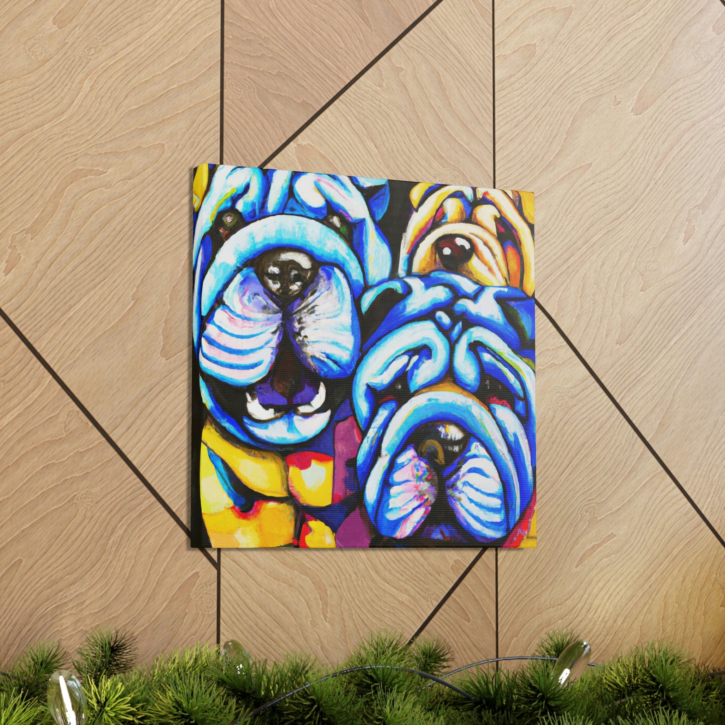 "Shar Pei Abstract Dream" - Canvas