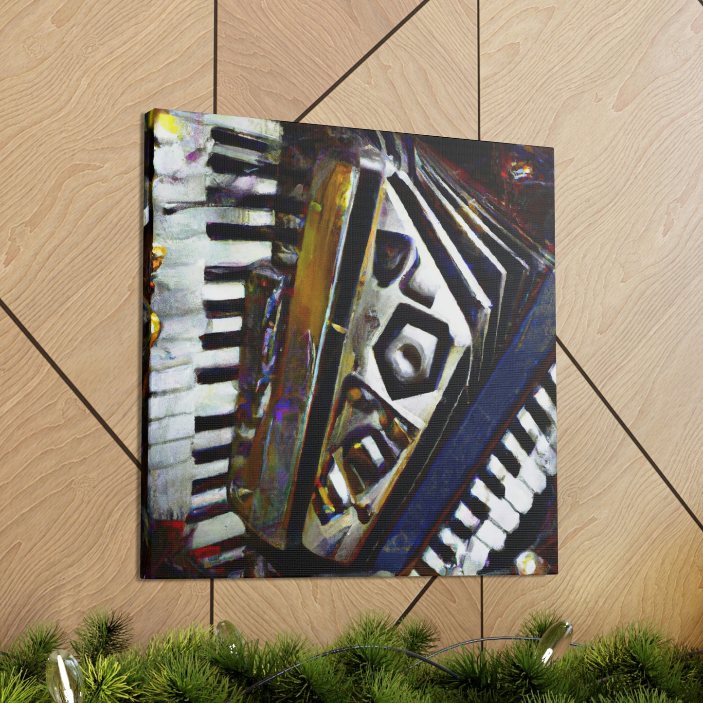 Accordion in Abstraction - Canvas