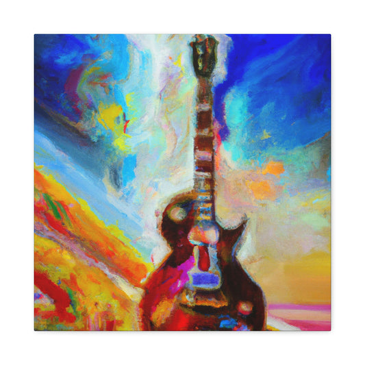 Gibson in Abstract Forms - Canvas