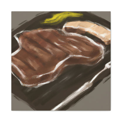 "Steak Barbecue Delights" - Canvas