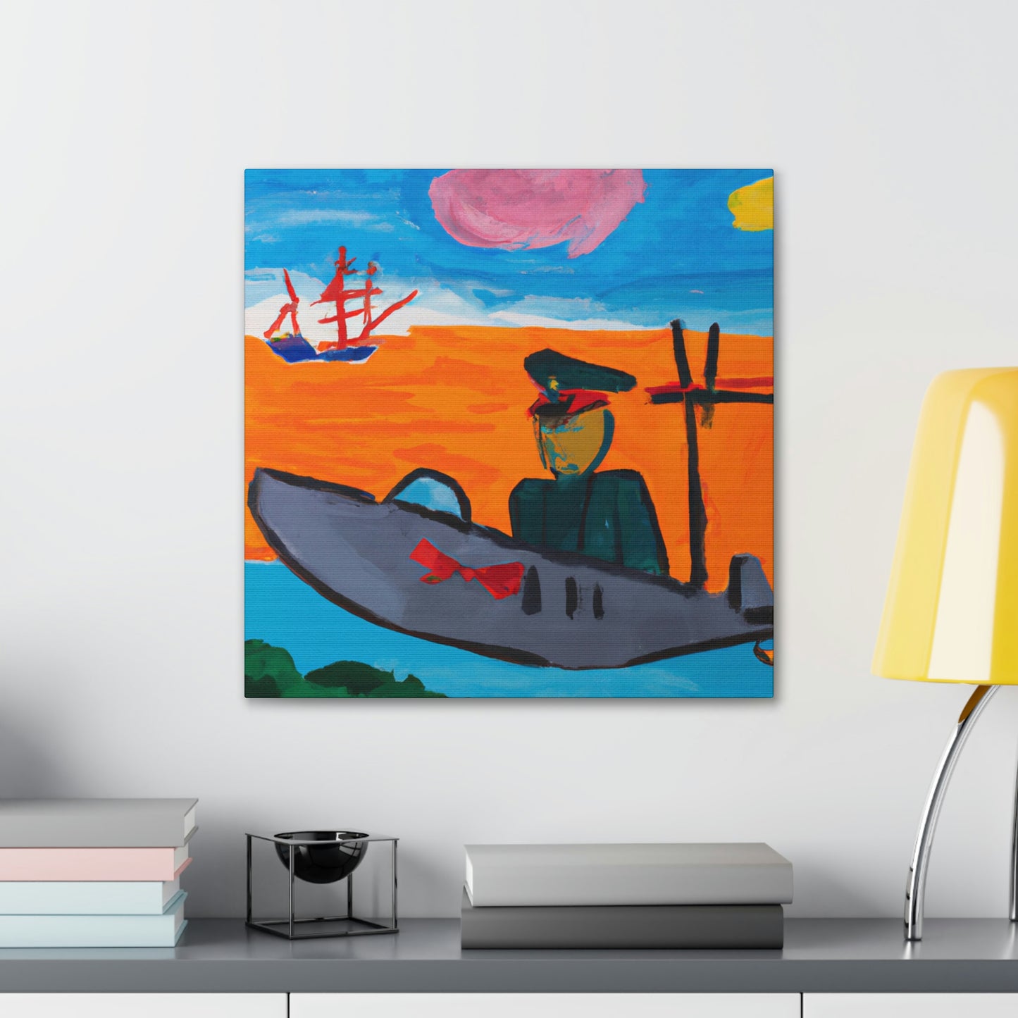 "Seabee in Fauvism" - Canvas