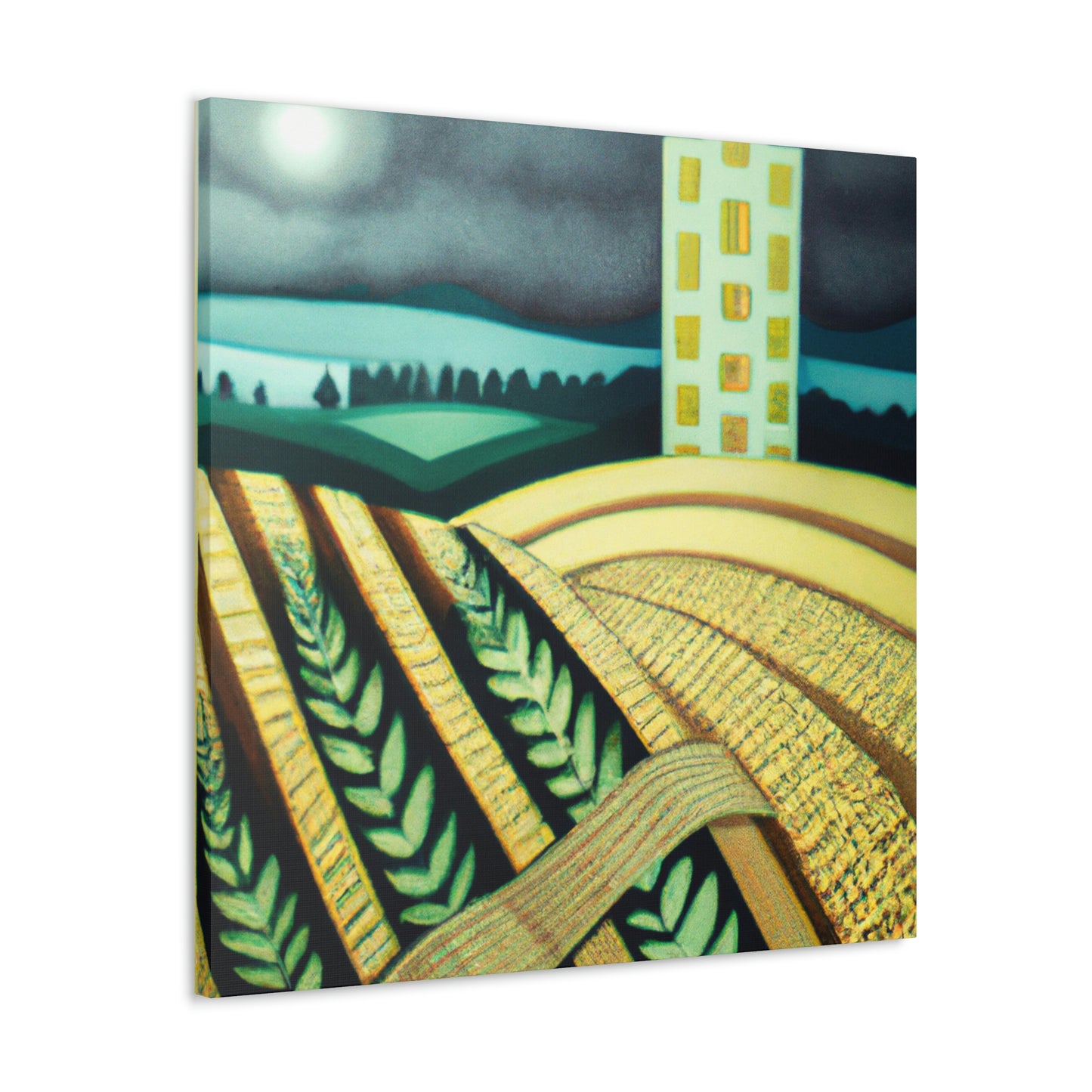 "Tranquil Wheat Harvest" - Canvas