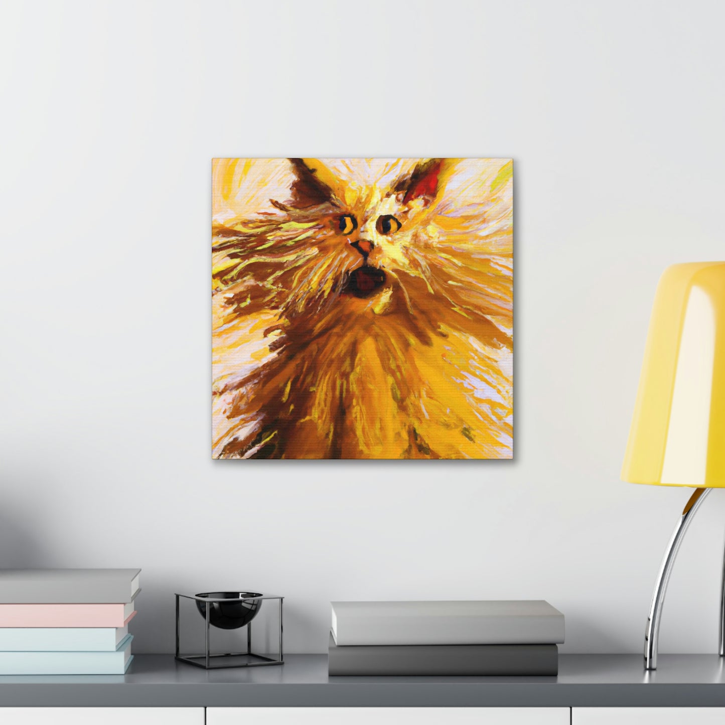 Maine Coon Awe. - Canvas