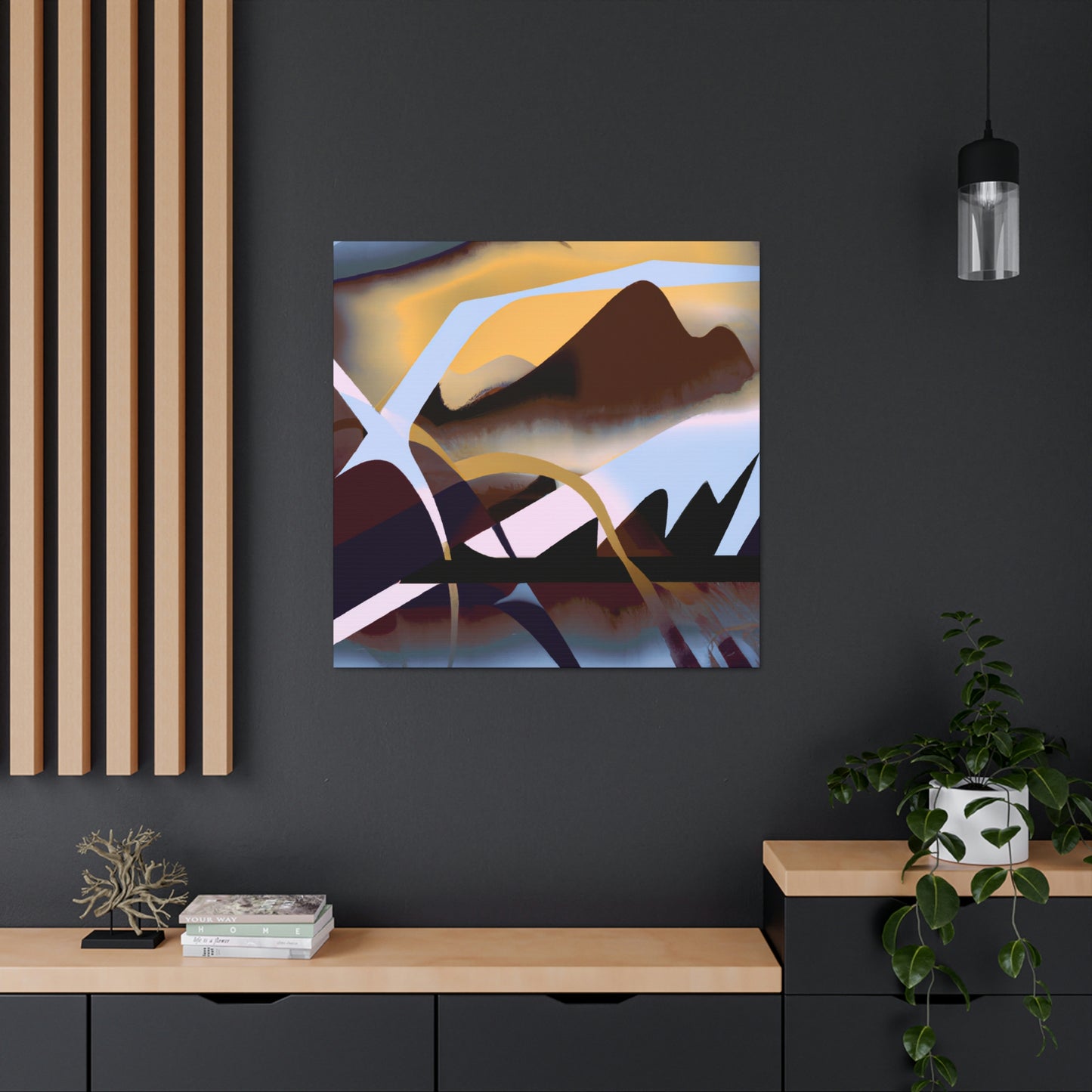 Mountain Reflections 1940 - Canvas