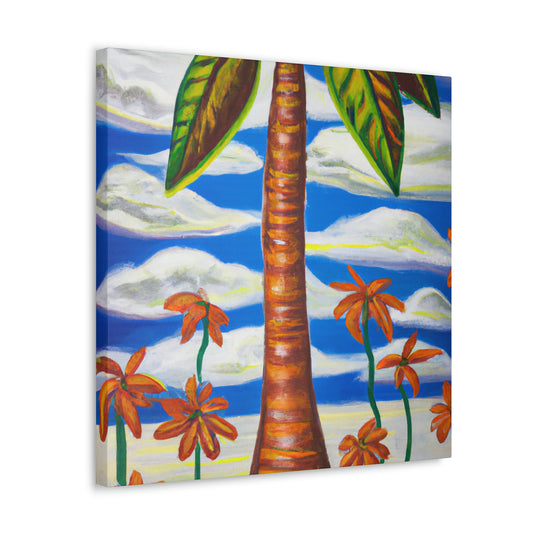 Palm Tree Surreality - Canvas