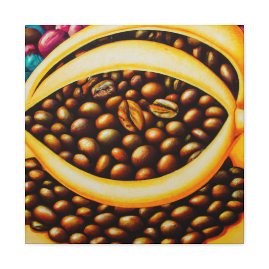 "Coffee Beans Dreamscape" - Canvas