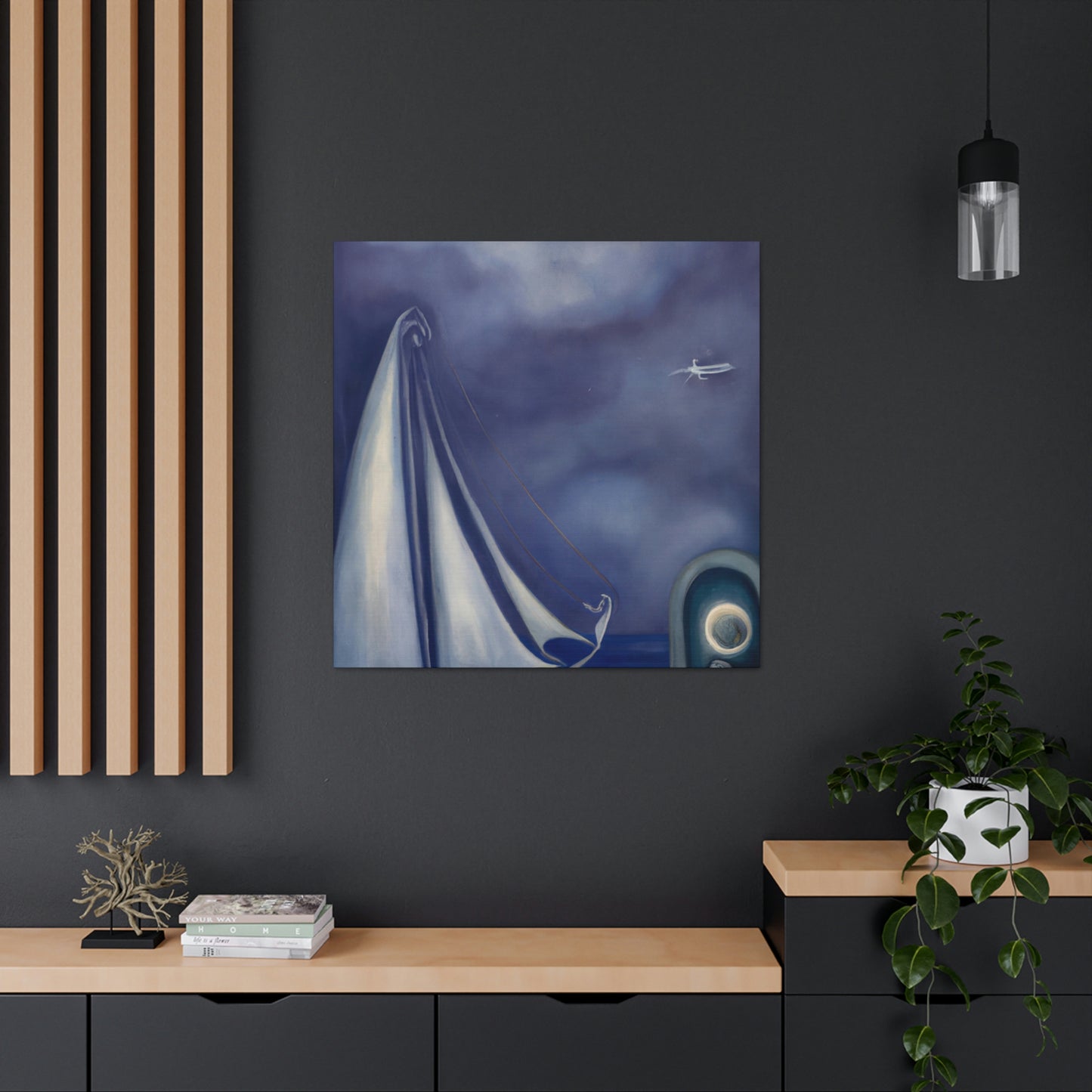 "Harbor of Minimalism" - Canvas