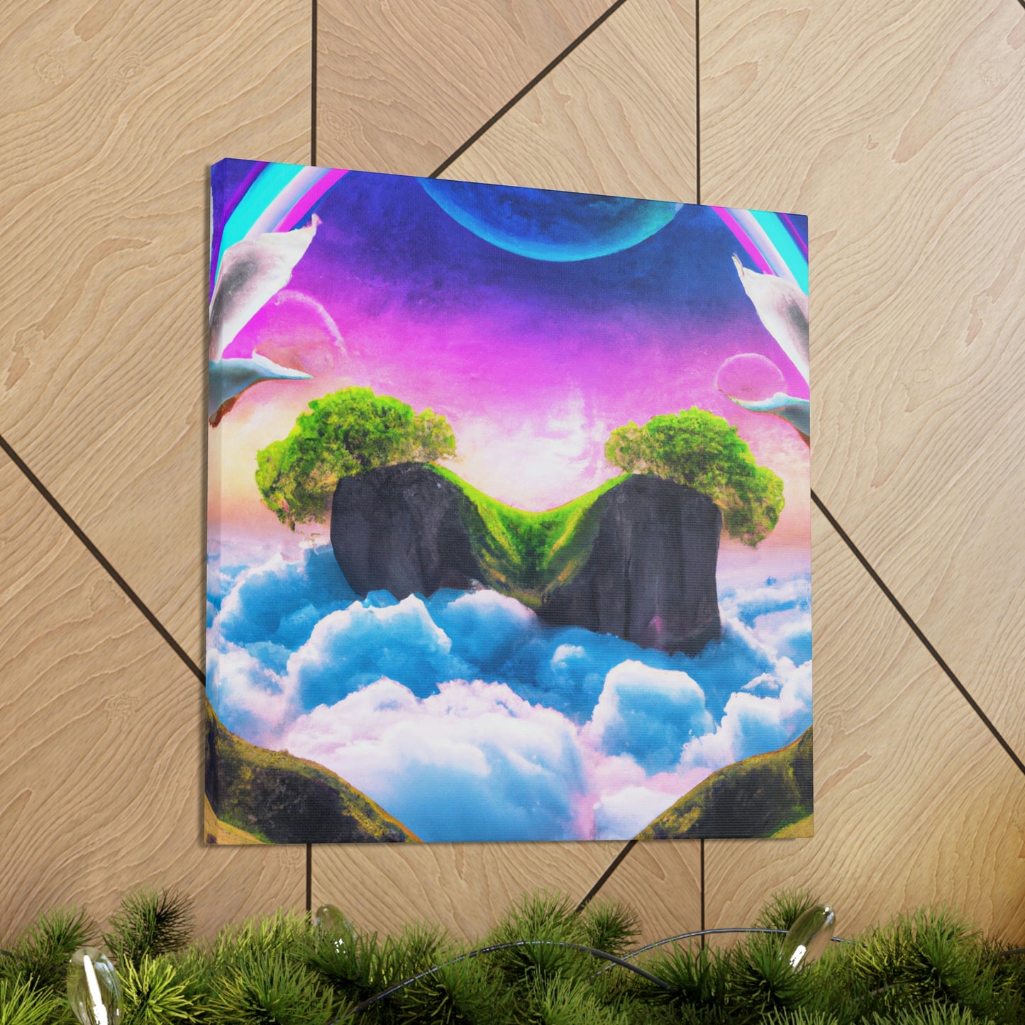 "Dreamy Supernatural Vista" - Canvas