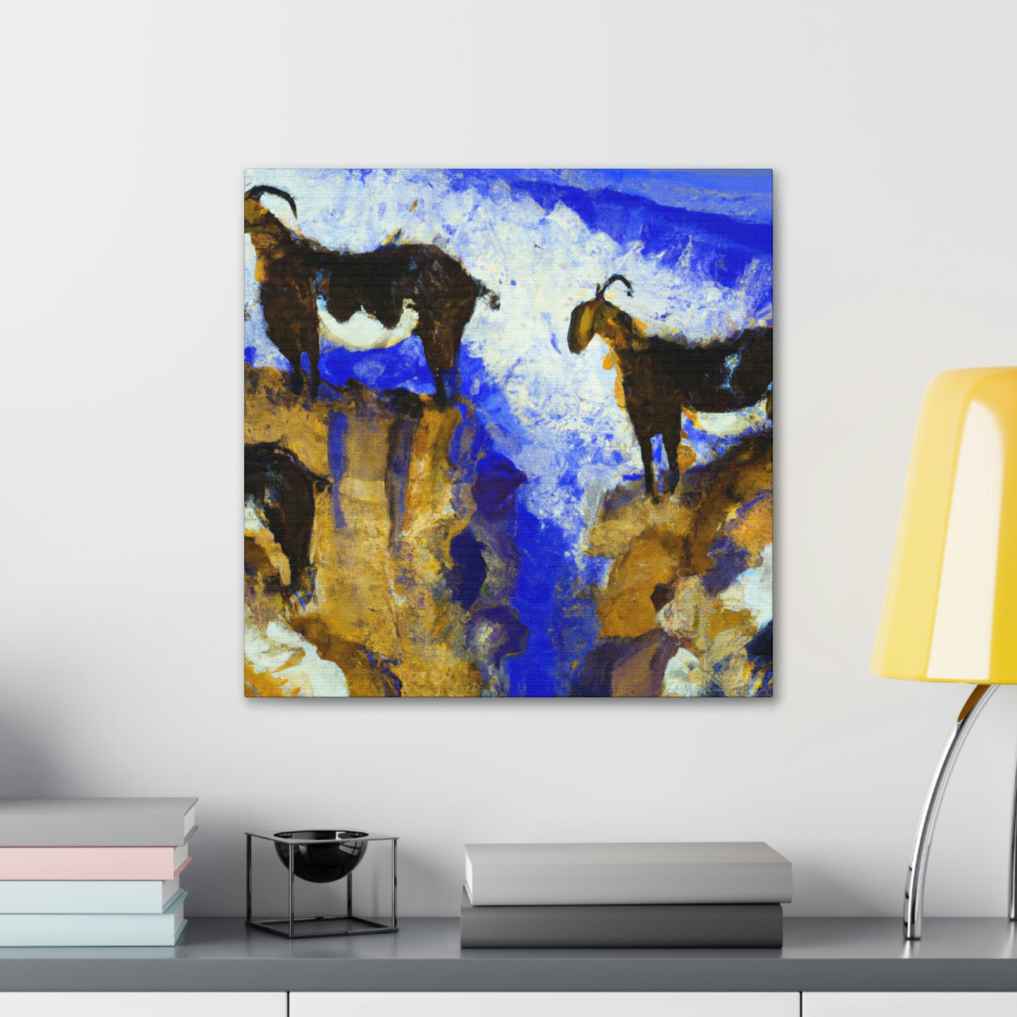 Mountain Goats Unleashed - Canvas