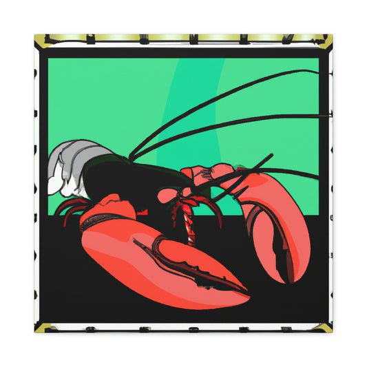 "Lobster Lures Lovingly" - Canvas