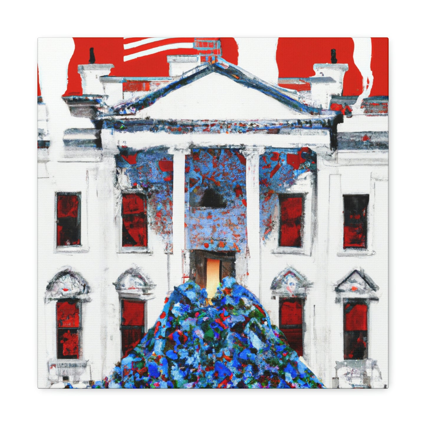 The White House Grandeur - Canvas