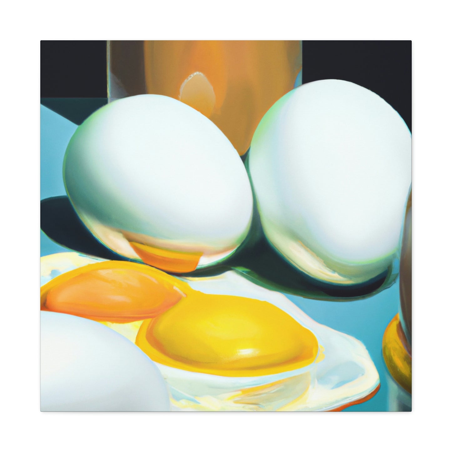 Eggs in Splendor. - Canvas