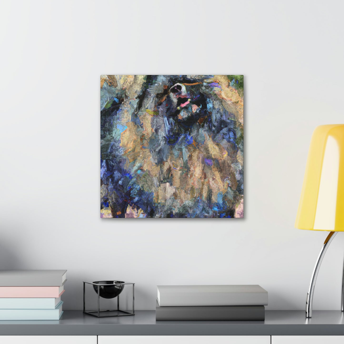 "Fur of a Keeshond" - Canvas