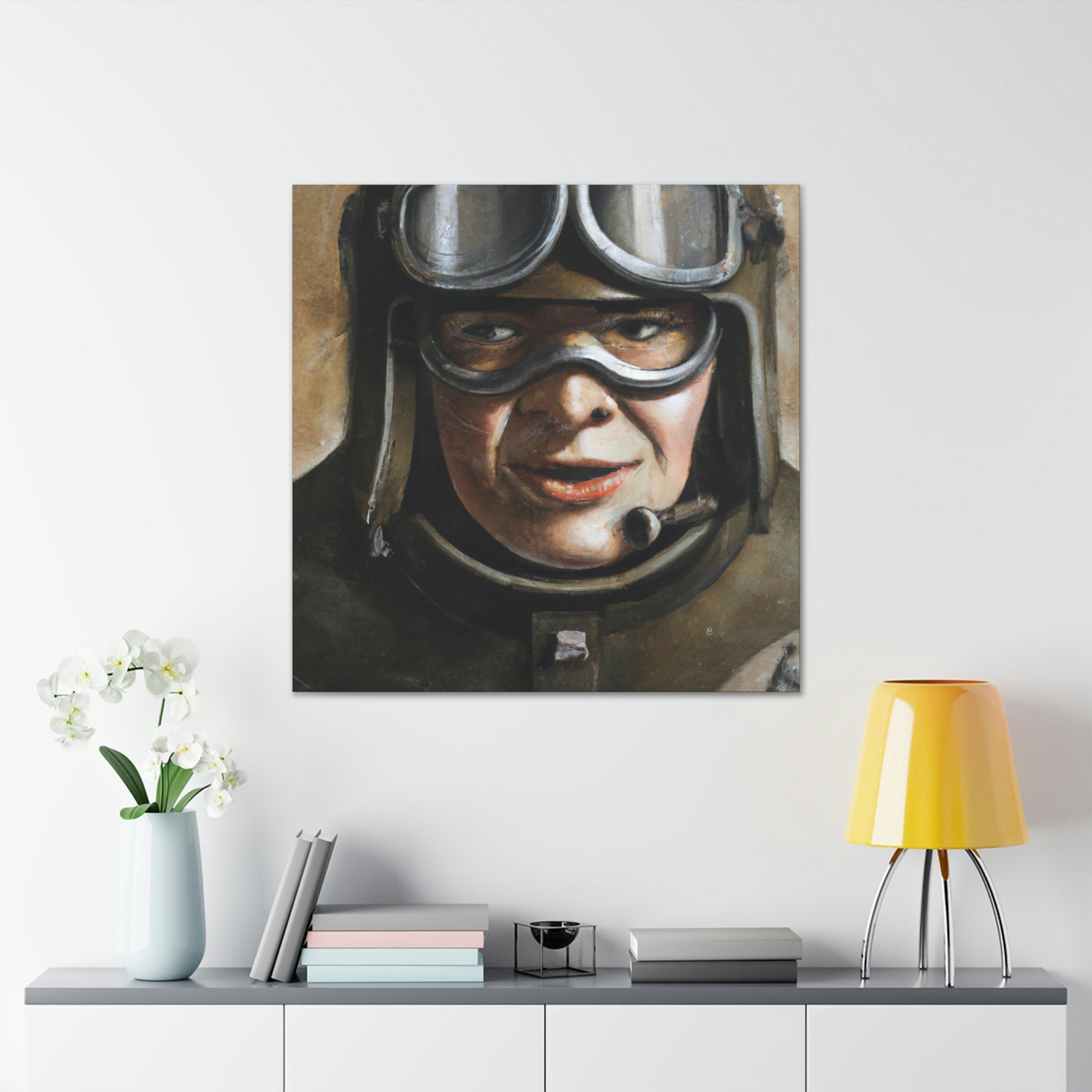 Aviator's Flight Triumph - Canvas