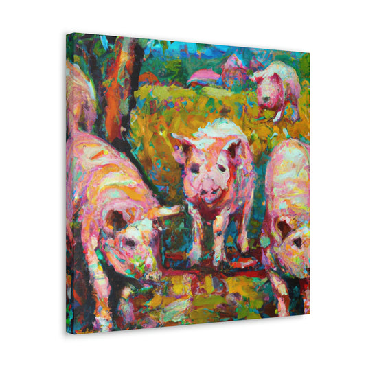 Pigs on the Farm - Canvas