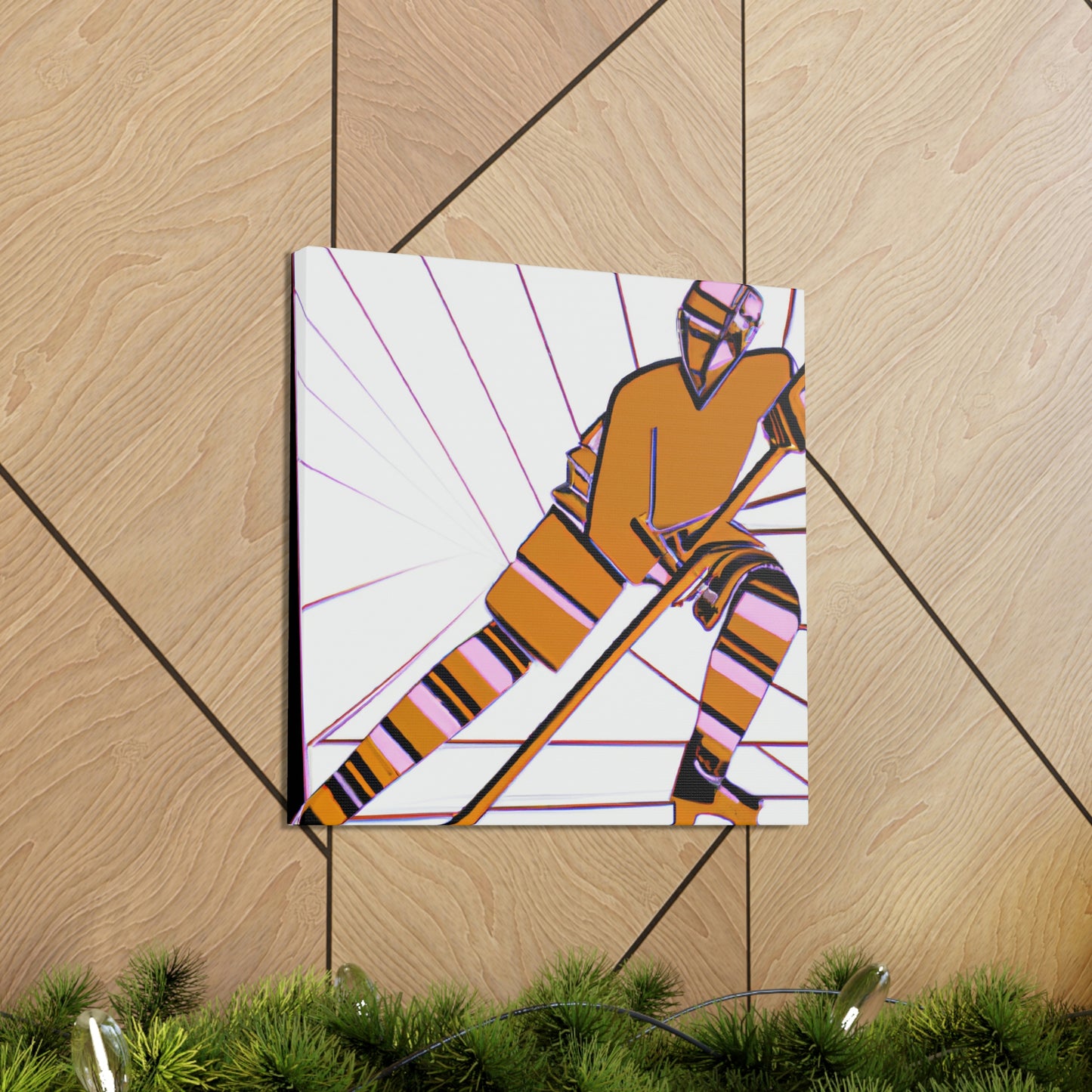 Hockey in Art Deco - Canvas