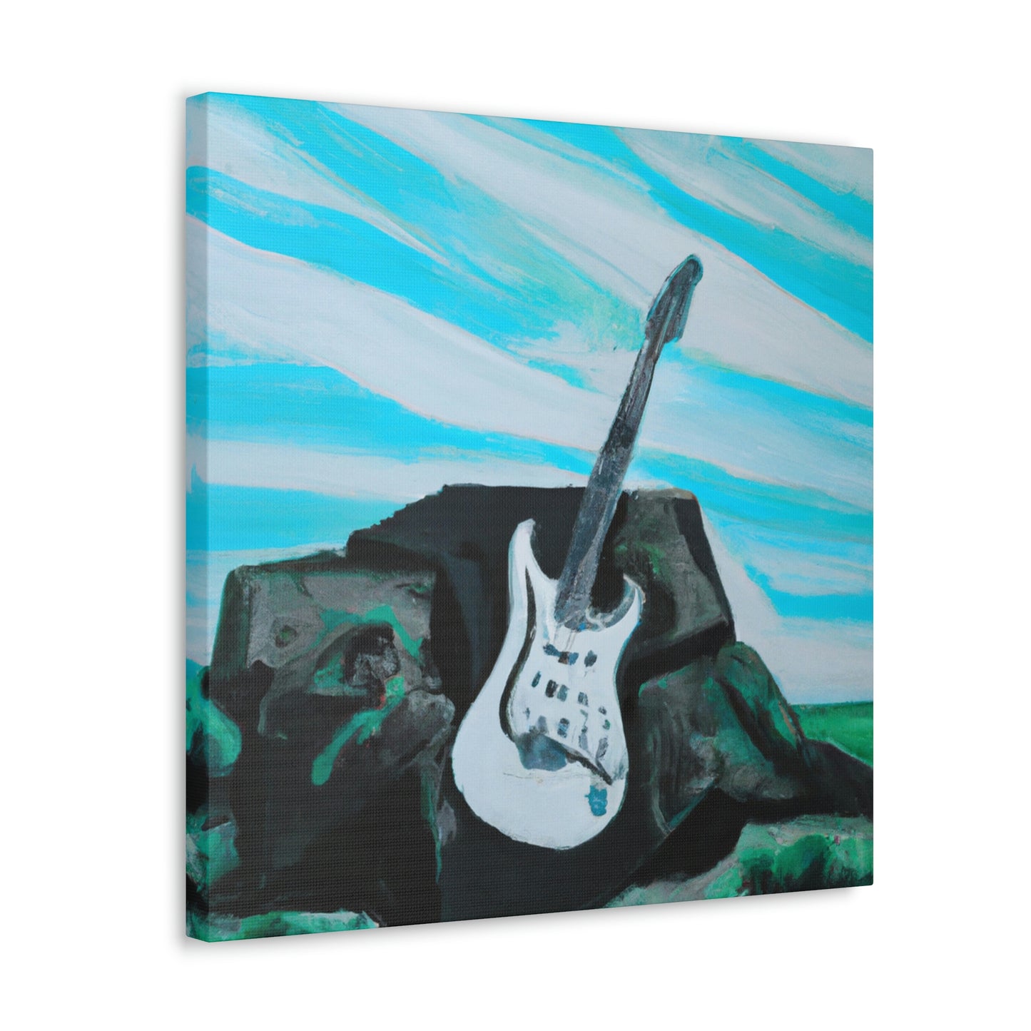 "Fender Abstract Expressionism" - Canvas