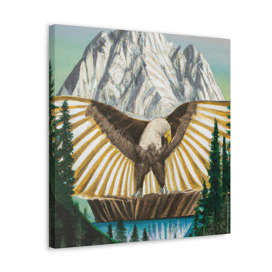 Bald Eagle Majesty Rising - Canvas