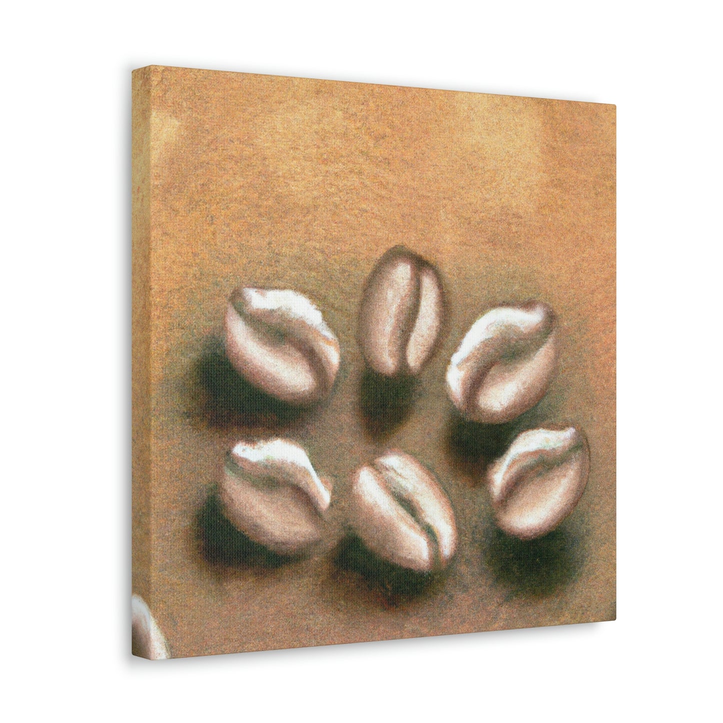 "Coffee Beans: Art Deco" - Canvas