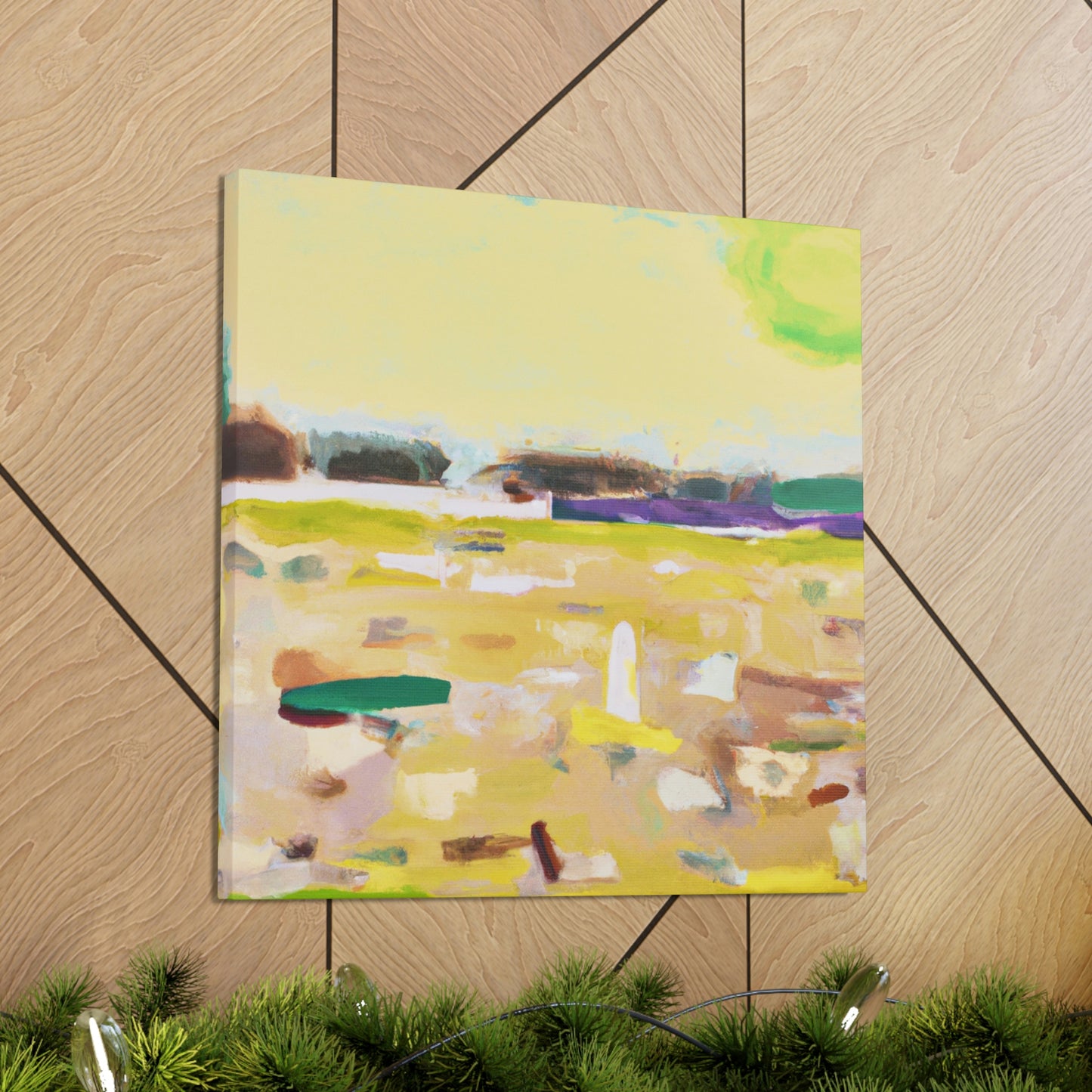 Bay Blissful Abstraction - Canvas