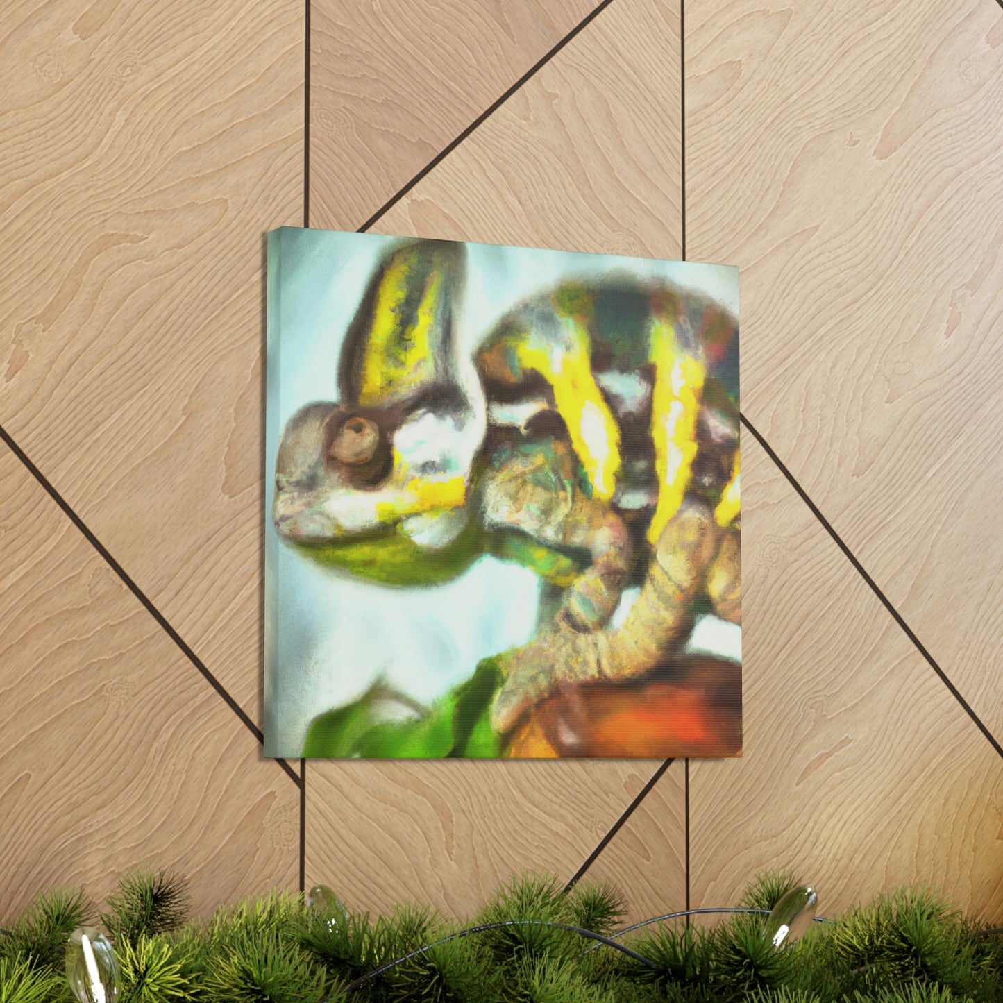 Veiled Chameleon Vision - Canvas