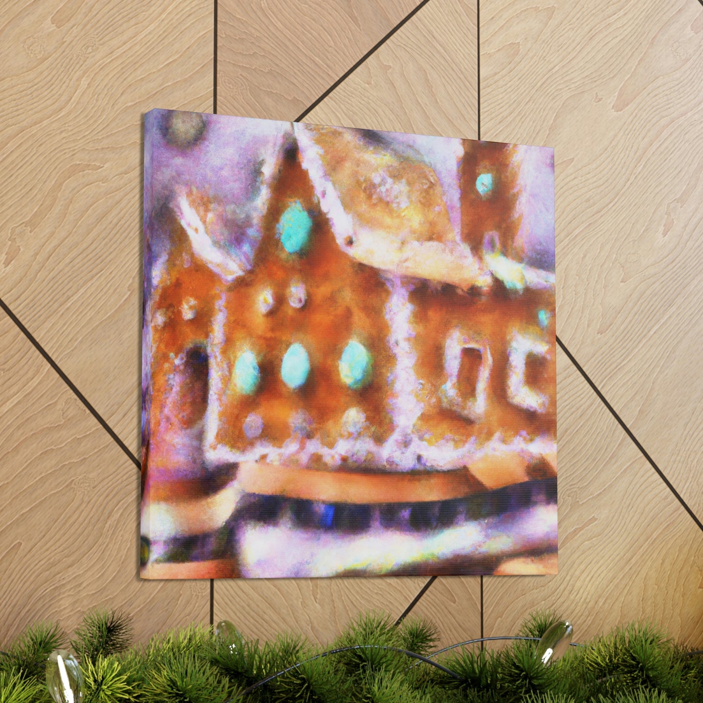 Gingerbread House Dream - Canvas