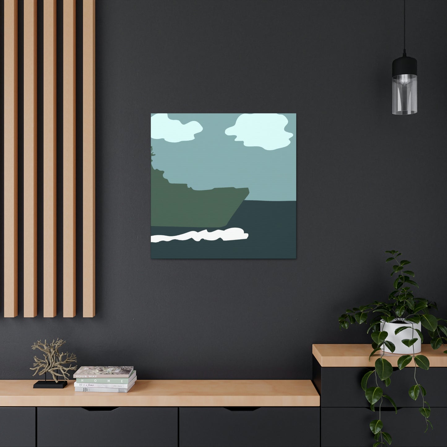 Marine Minimalism Scene - Canvas