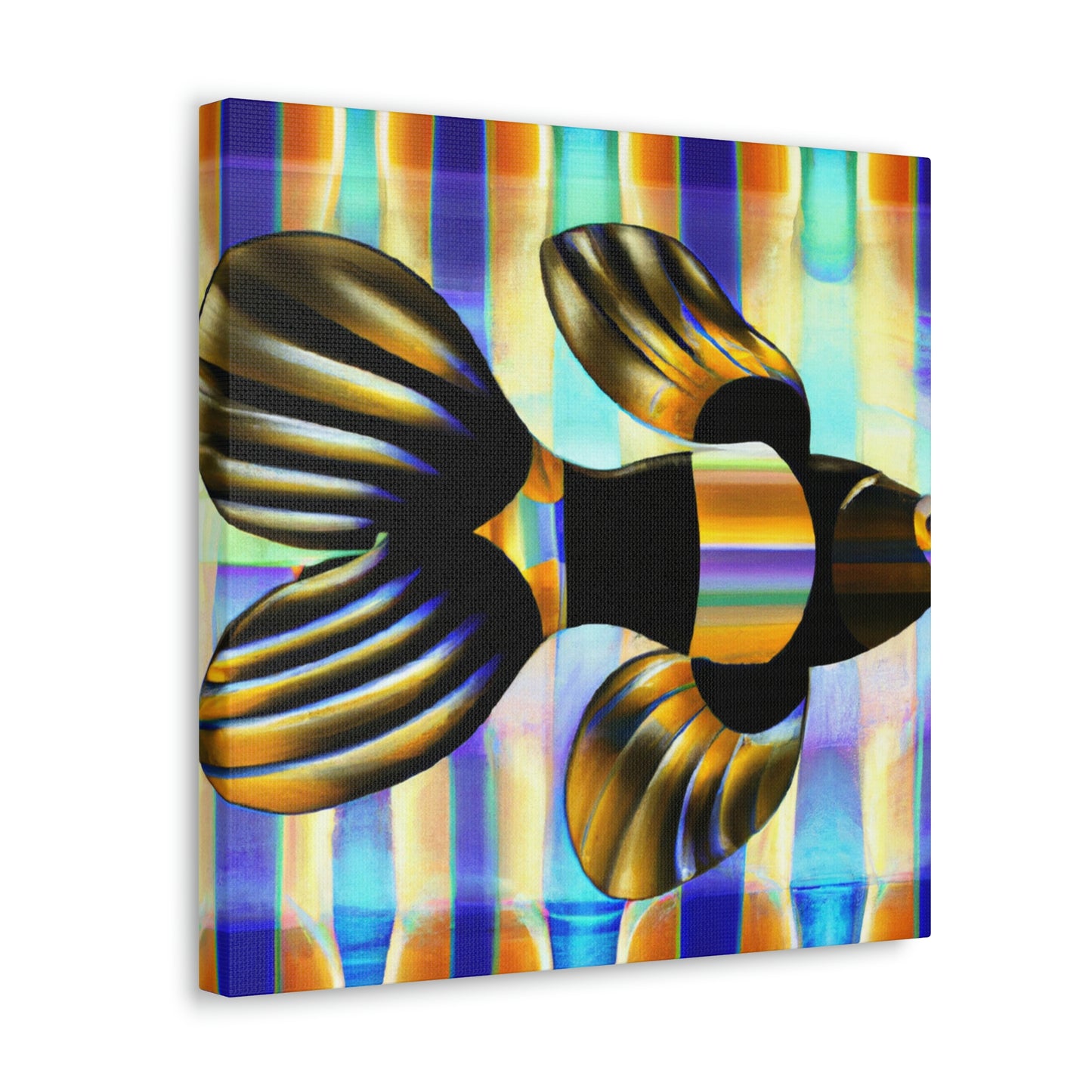 Glimmering Guppy Splendour - Canvas